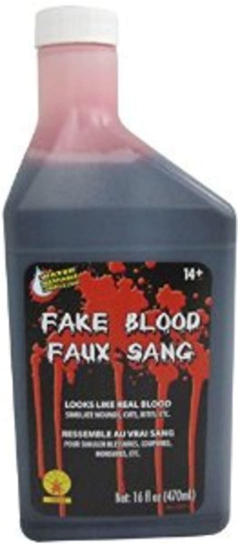 fake blood clothes washable|make your own non staining blood.